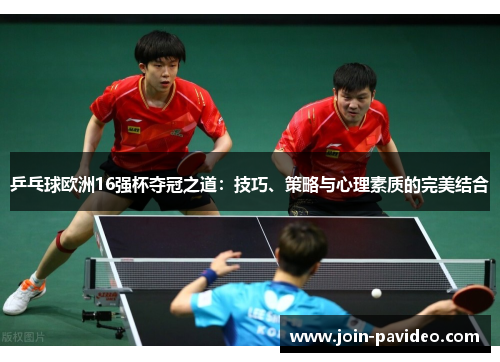 乒乓球欧洲16强杯夺冠之道：技巧、策略与心理素质的完美结合