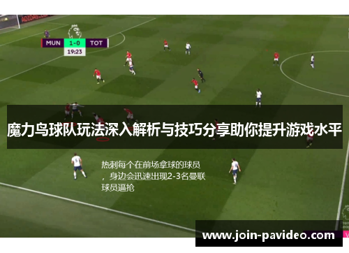 魔力鸟球队玩法深入解析与技巧分享助你提升游戏水平 魔力鸟球队玩法深入解析与技巧分享助你提升游戏水平